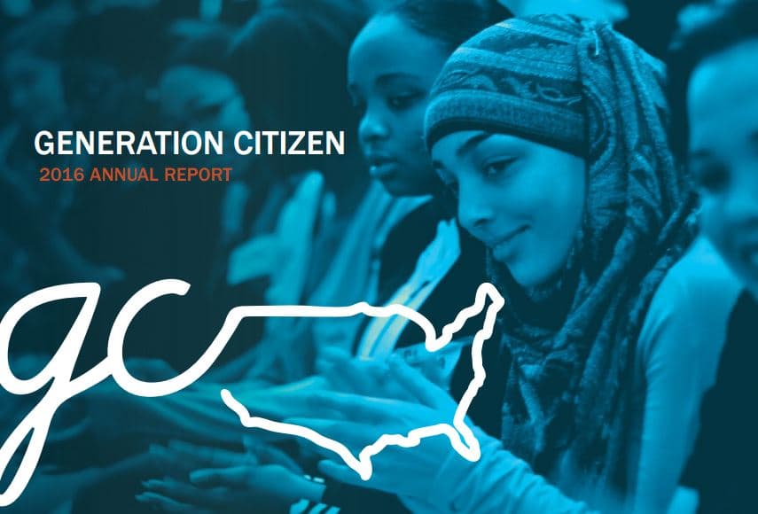 Generation Citizen 2016 Annual Report