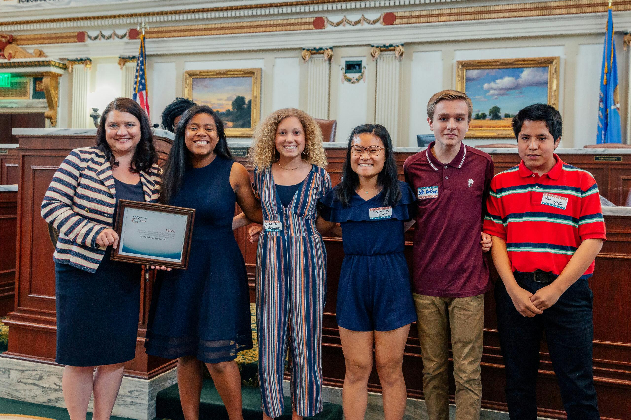 Oklahoma Student Shares Her Message of Action Civics