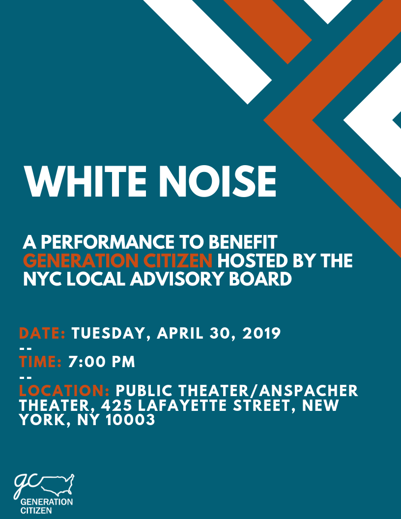 White Noise: A Fundraiser Hosted by the NYC Local Advisory Board